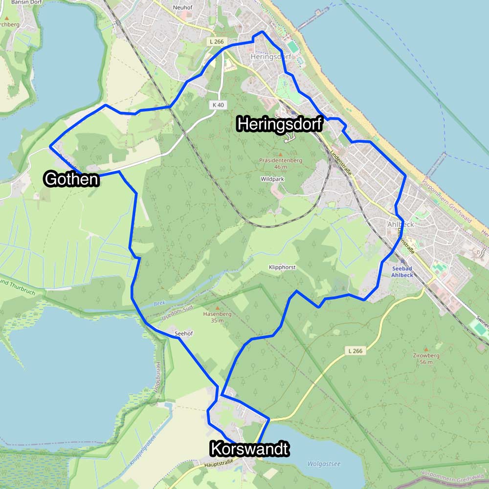 Kutschfahrt Insel Usedom Pferdehof Ramthun Tour